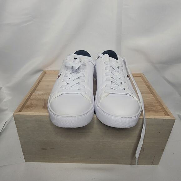 Tommy Hilfiger- Men's Brecon Cup Sole Sneakers- White- Size 8 - Picture 2 of 6
